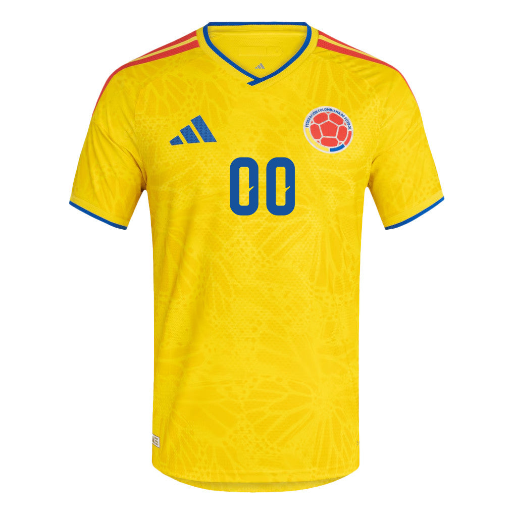 Colombia National Team 2026 Personalized Home Jersey - Yellow, Men