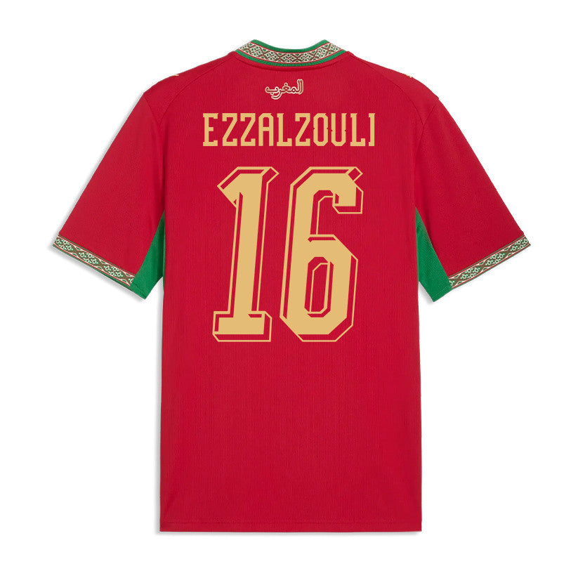 Abde Ezzalzouli 16 Morocco National Team 2026 Home Jersey - Red, Men