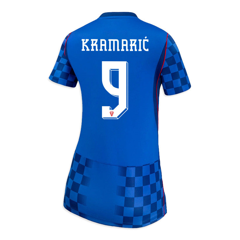 Andrej Kramarić 9 Women's Croatia National Team 2026 Away Jersey - Blue