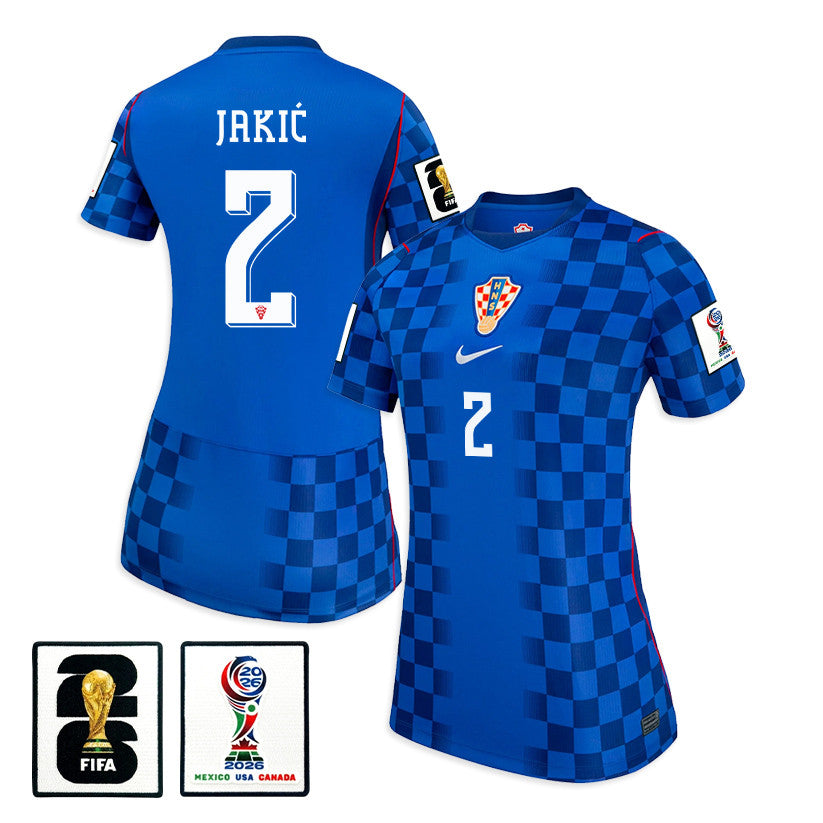 Kristijan Jakić 2 Women's Croatia National Team 2026 Away Jersey - Blue