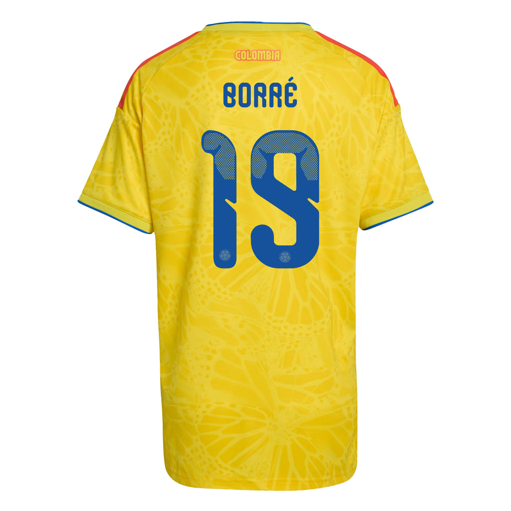 Rafael Borré 19 Women's Colombia National Team 2026 Home Jersey - Yellow