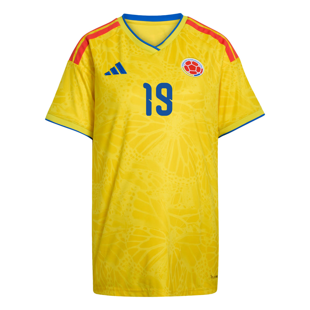 Rafael Borré 19 Women's Colombia National Team 2026 Home Jersey - Yellow