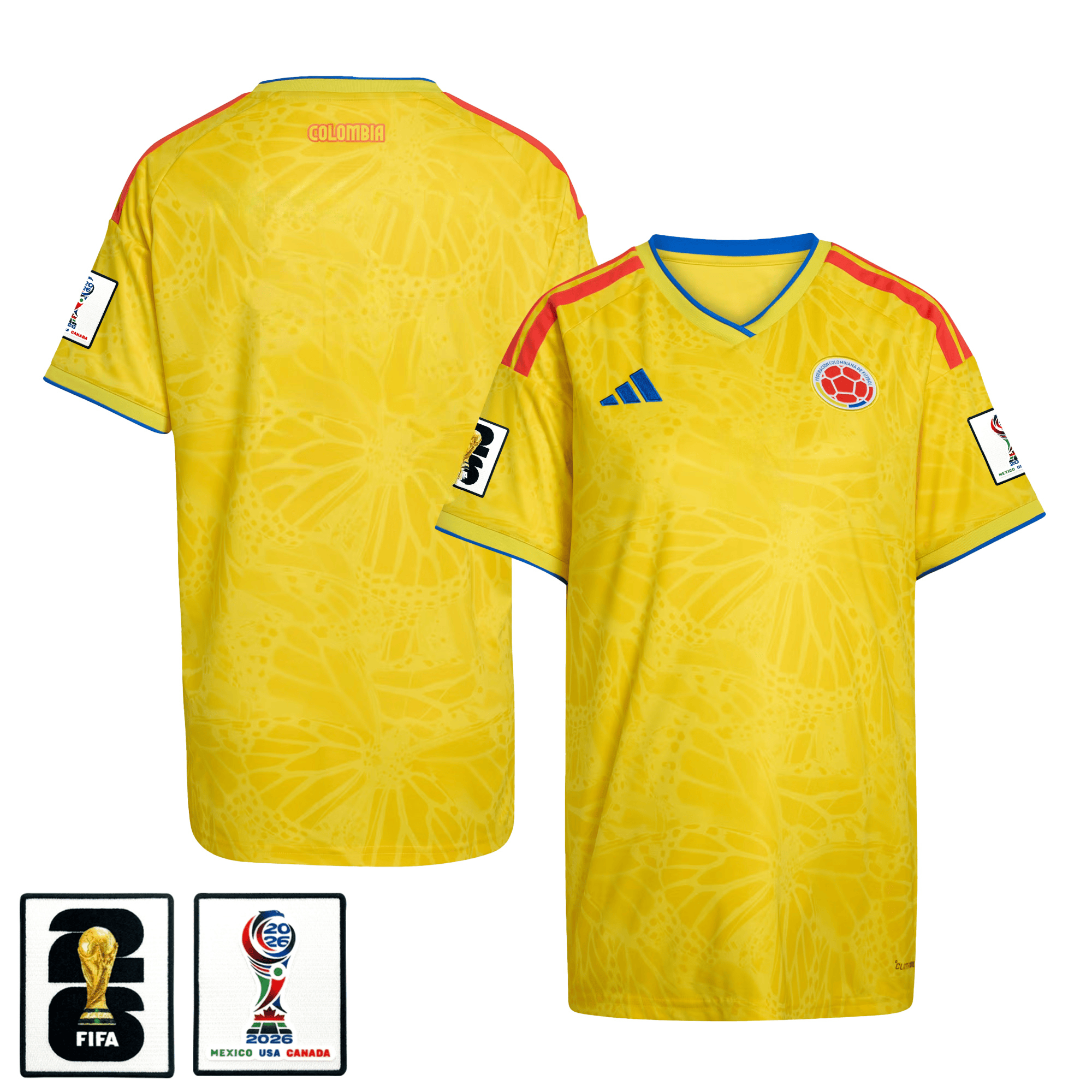 Colombia National Team 2026 Women's Home Jersey - Yellow