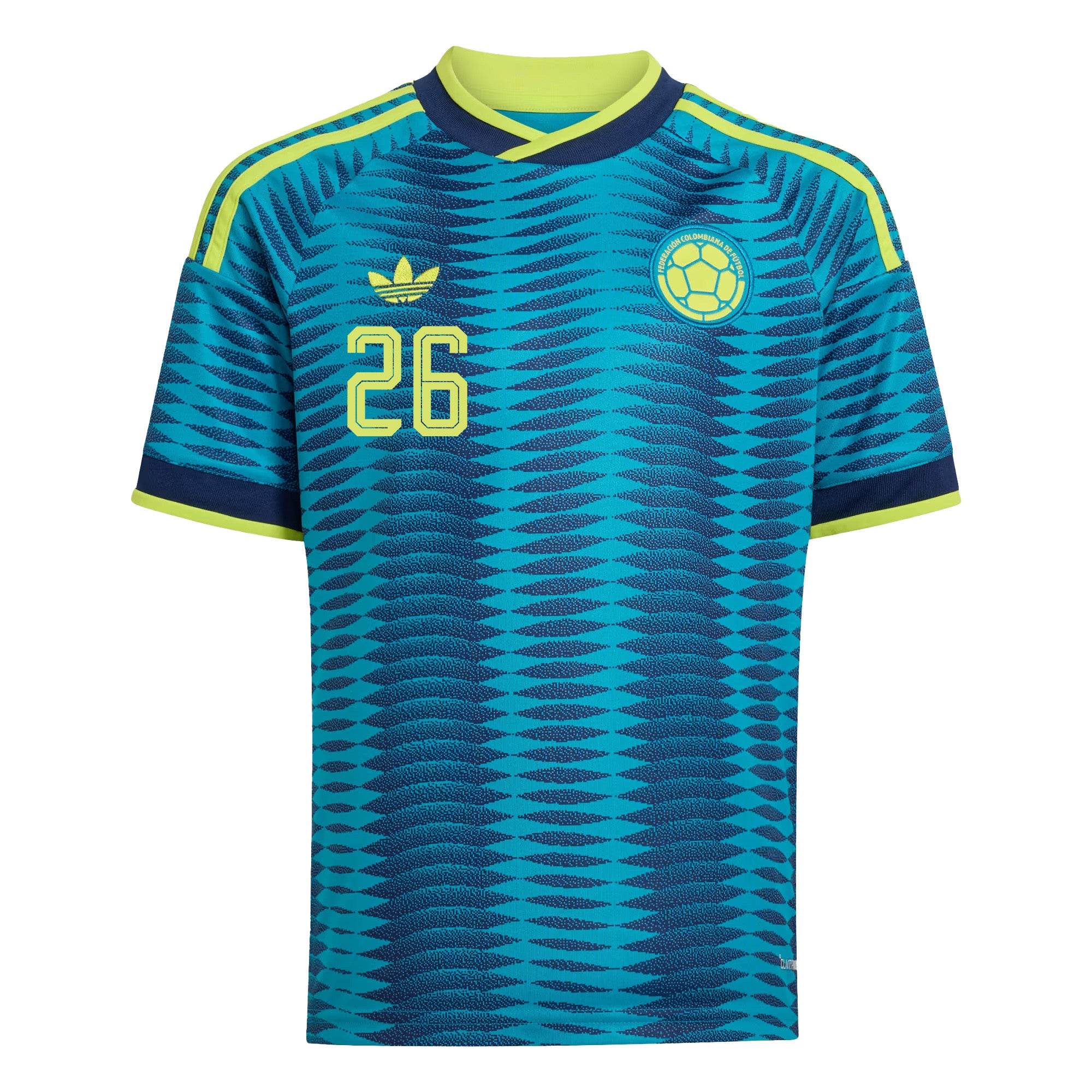 Gustavo Puerta 26 Youth Colombia National Team 2026 Away Jersey - Turquoise