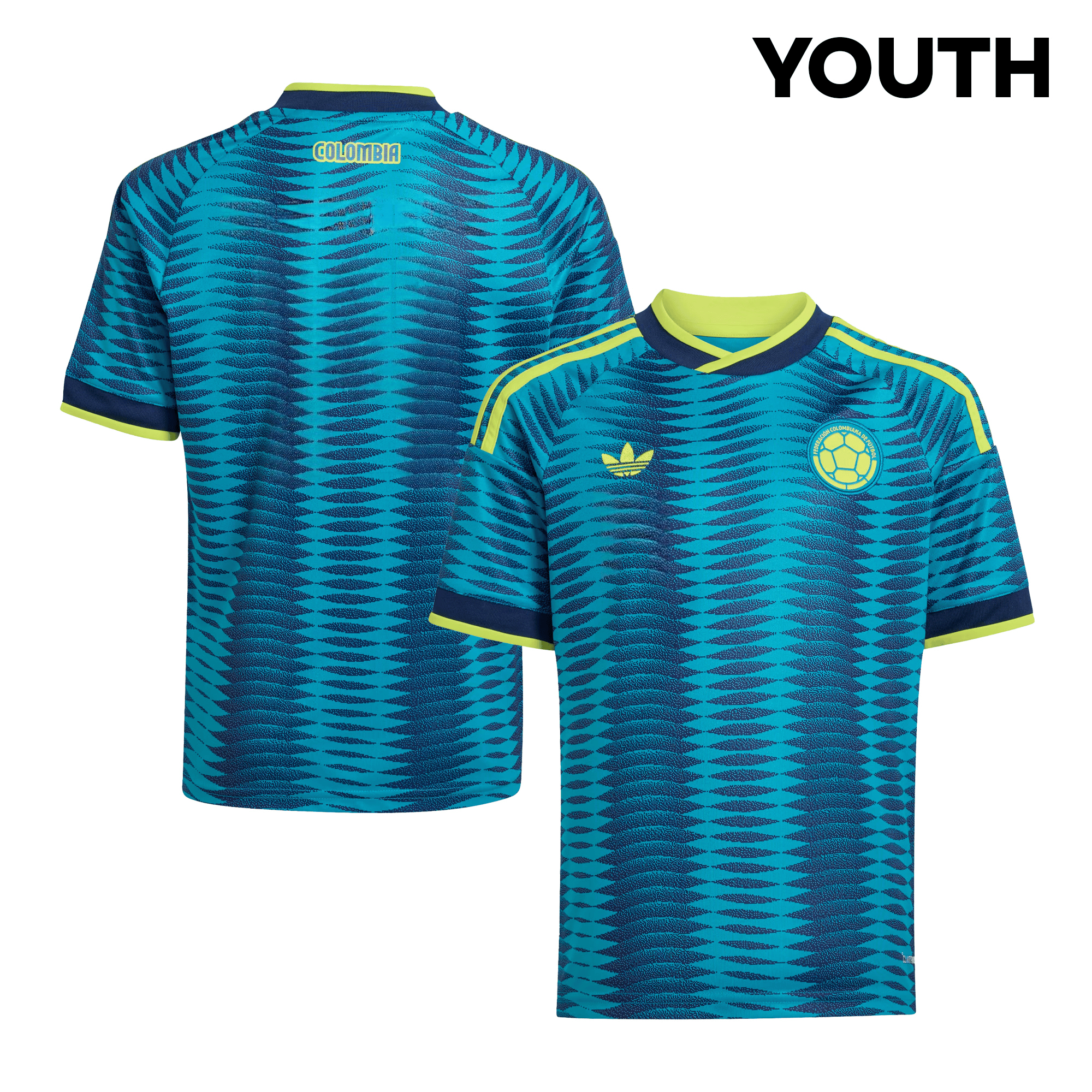 Colombia National Team 2026 Youth Away Jersey - Turquoise