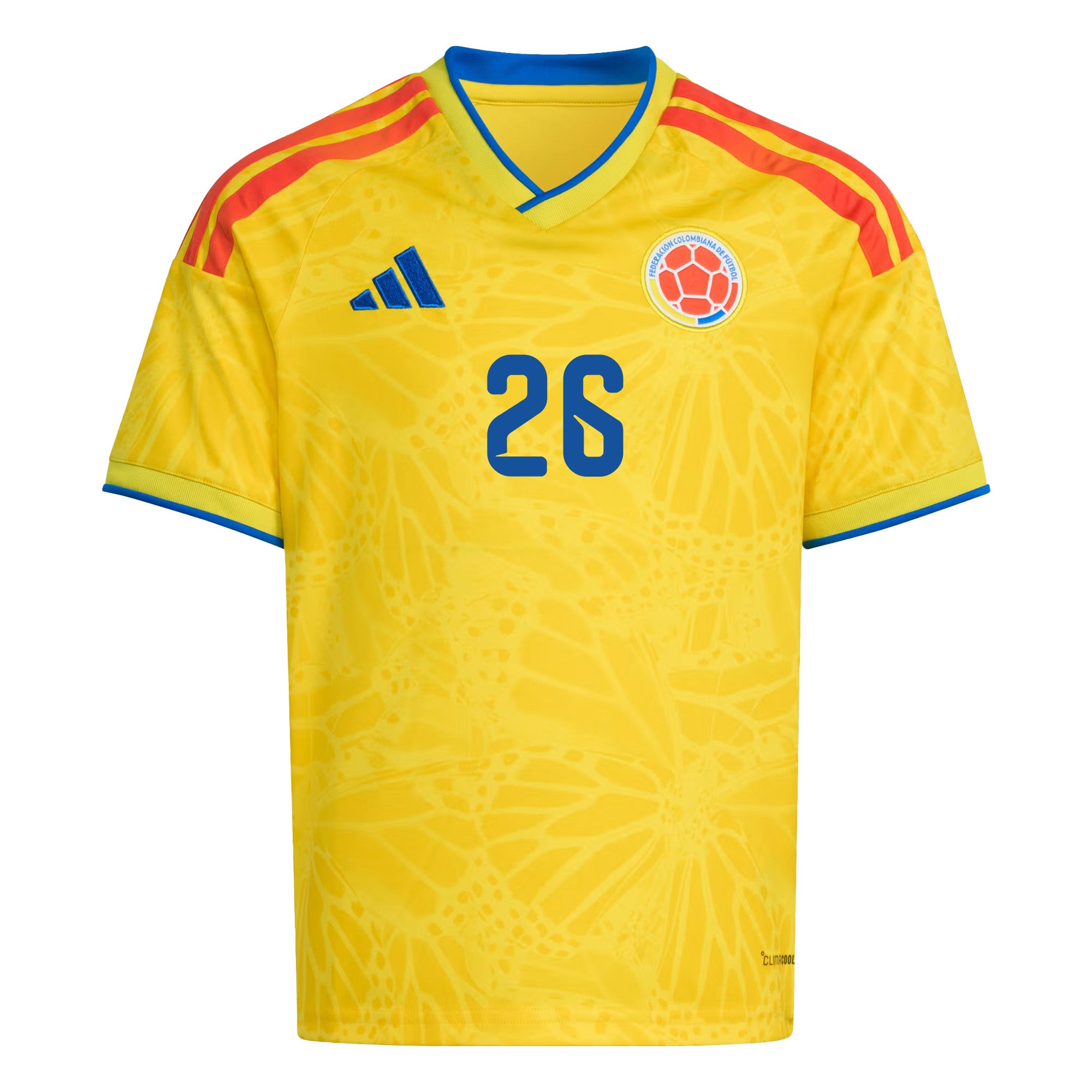 Deiver Machado 26 Youth Colombia National Team 2026 Home Jersey - Yellow