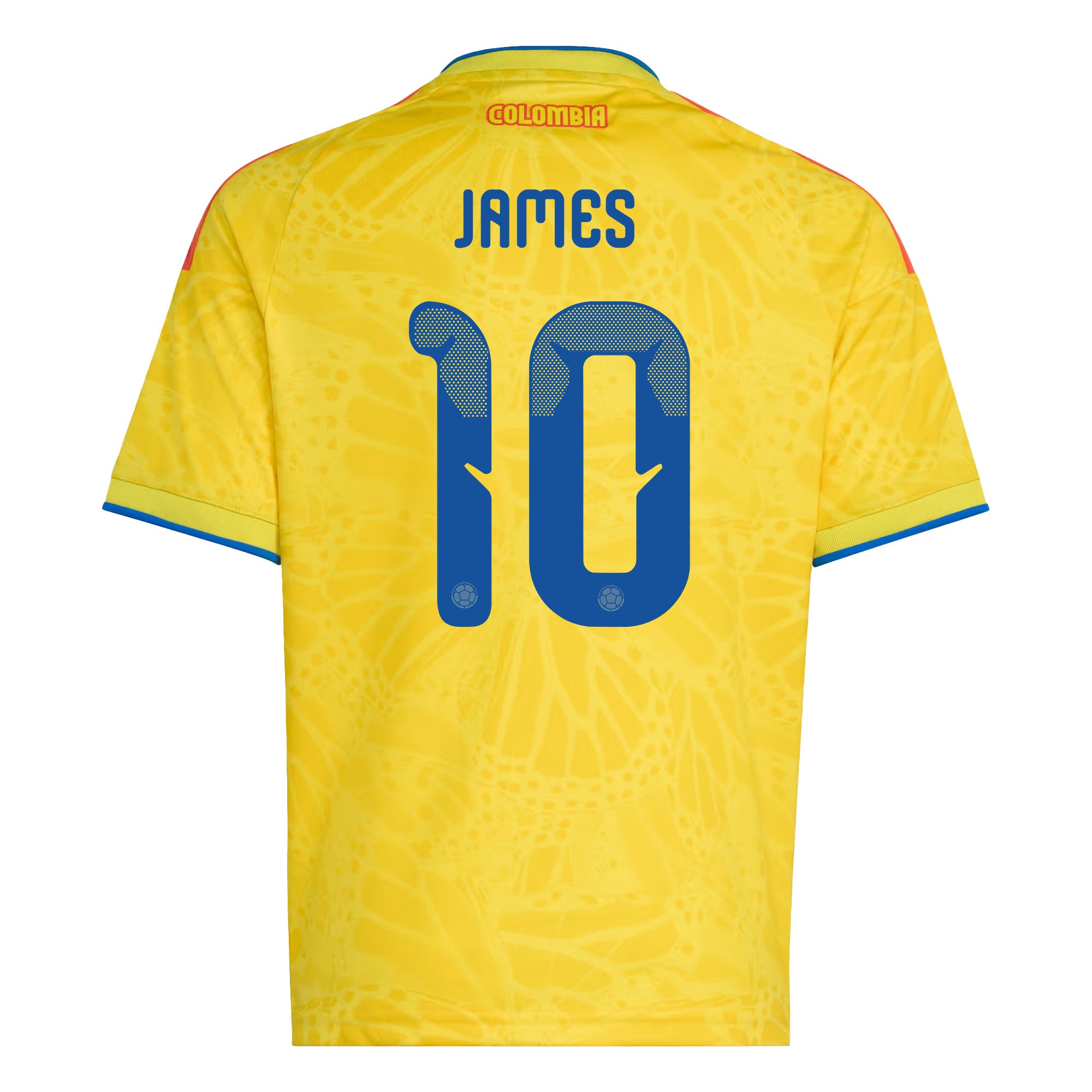 James Rodriguez 10 Youth Colombia National Team 2026 Home Jersey - Yellow