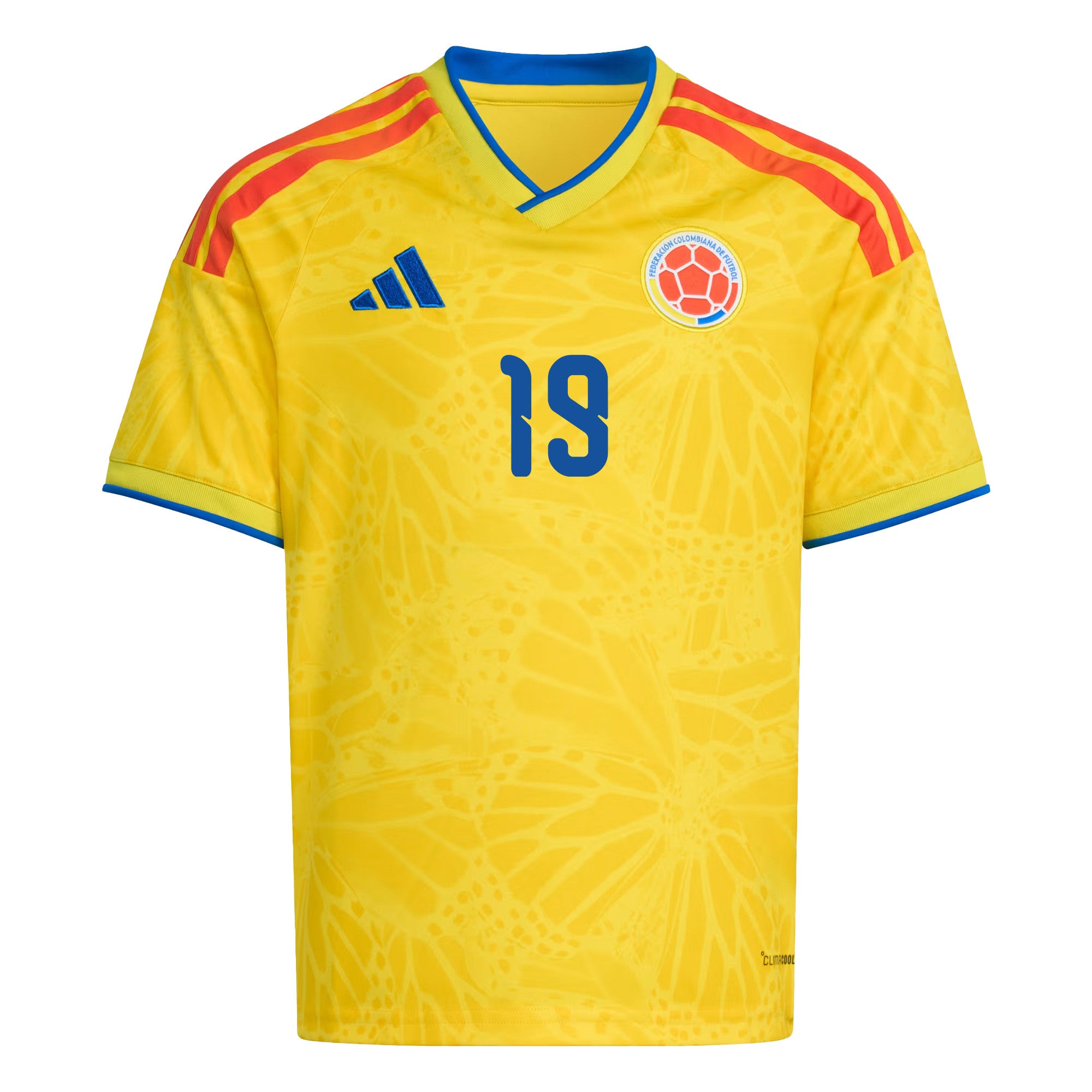 Rafael Borré 19 Youth Colombia National Team 2026 Home Jersey - Yellow