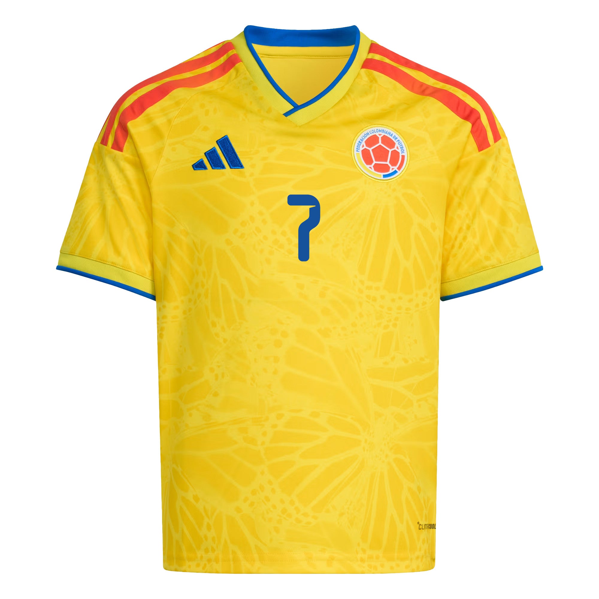 Luis Diaz 7 Youth Colombia National Team 2026 Home Jersey - Yellow