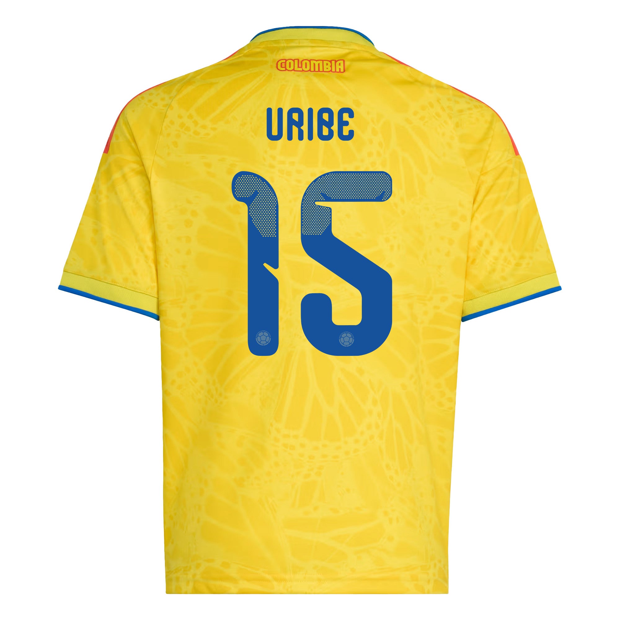 Mateus Uribe 15 Youth Colombia National Team 2026 Home Jersey - Yellow