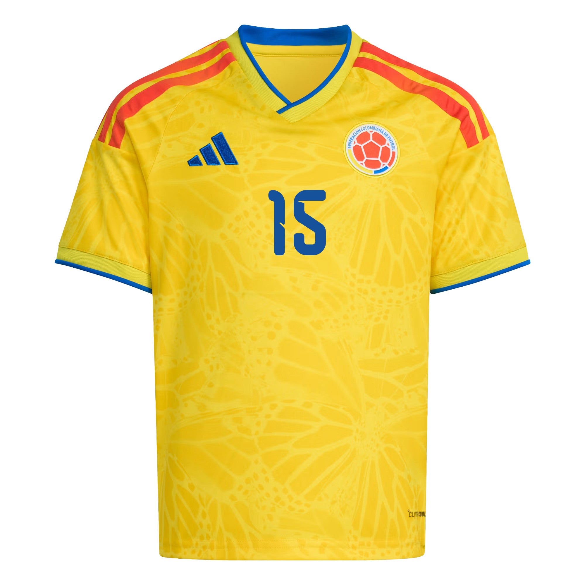 Mateus Uribe 15 Youth Colombia National Team 2026 Home Jersey - Yellow