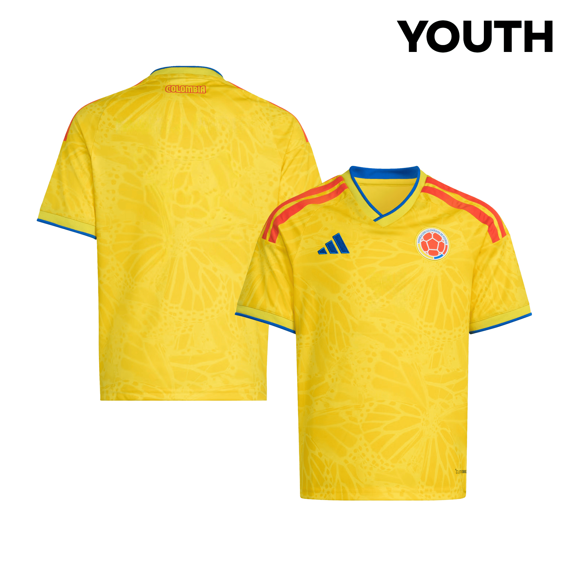 Colombia National Team 2026 Youth Home Jersey - Yellow