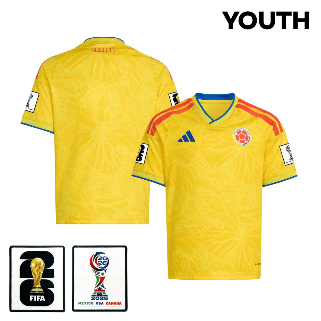 Colombia National Team 2026 Youth Home Jersey - Yellow