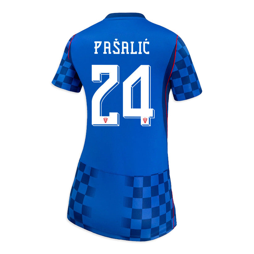 Marco Pašalić 24 Women's Croatia National Team 2026 Away Jersey - Blue