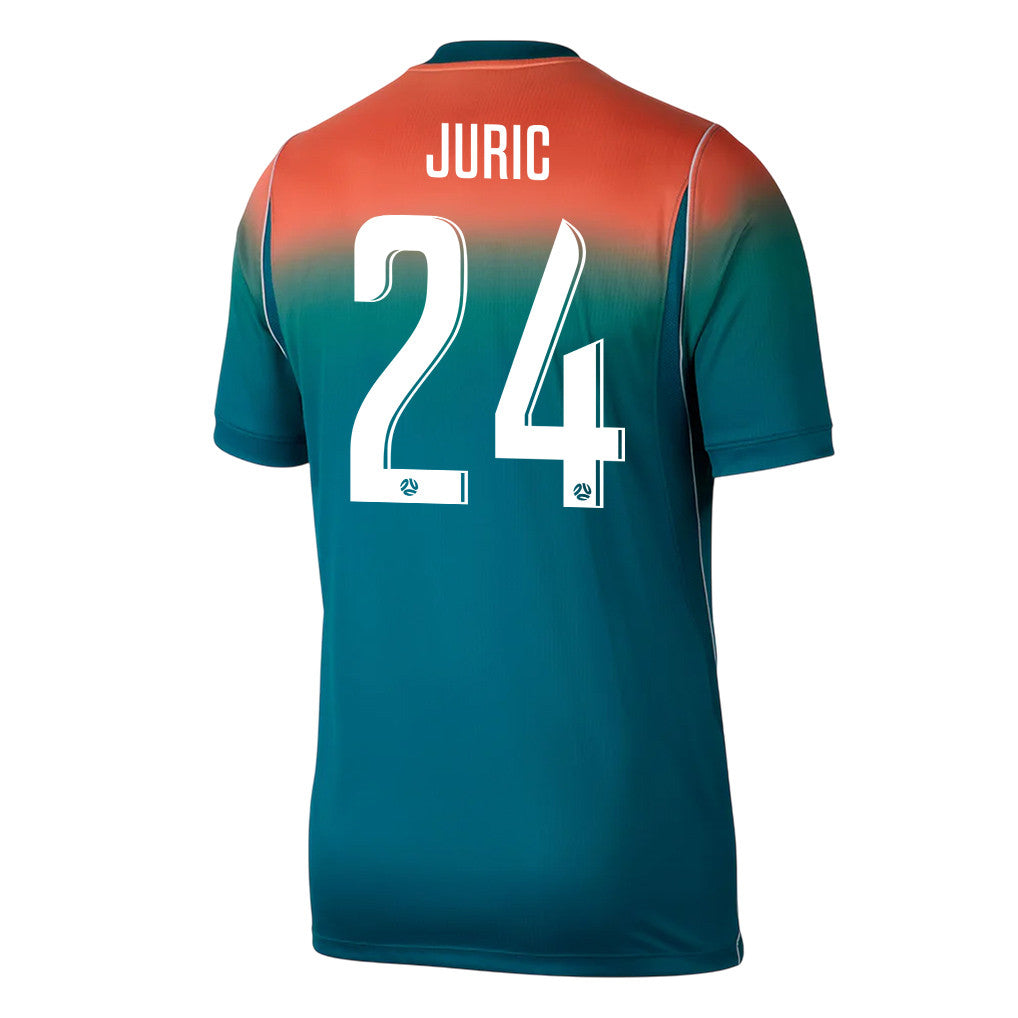Deni Juric 24 Australia National Team 2026 Away Jersey - Teal, Men