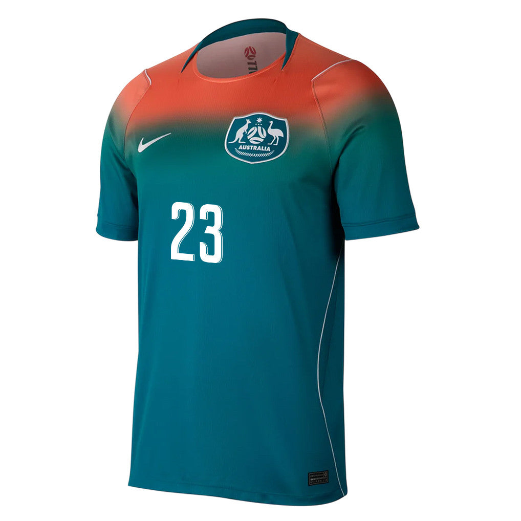 Alessandro Circati 23 Australia National Team 2026 Away Jersey - Teal, Men