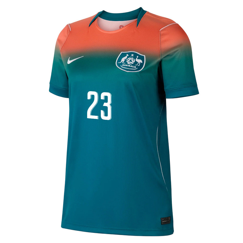 Alessandro Circati 23 Women's Australia National Team 2026 Away Jersey - Teal
