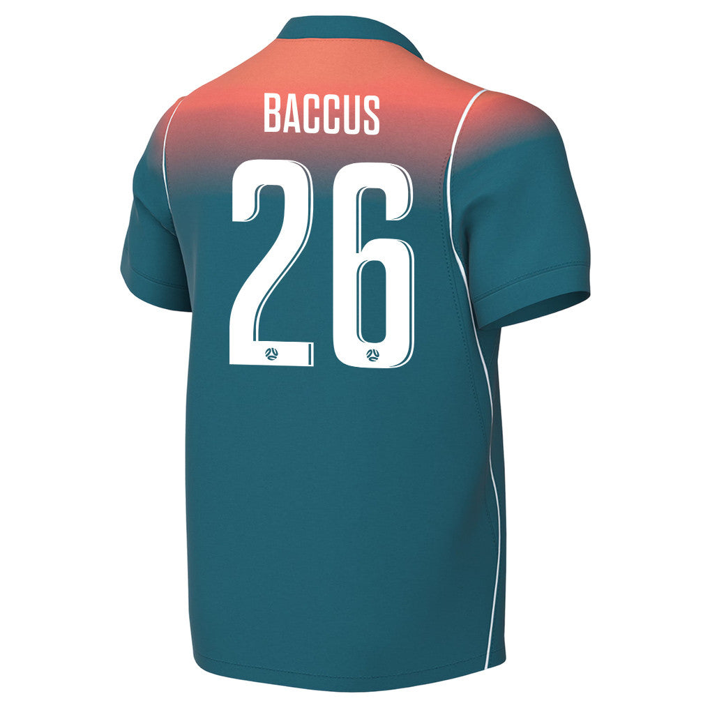 Keanu Baccus 26 Youth Australia National Team 2026 Away Jersey - Teal