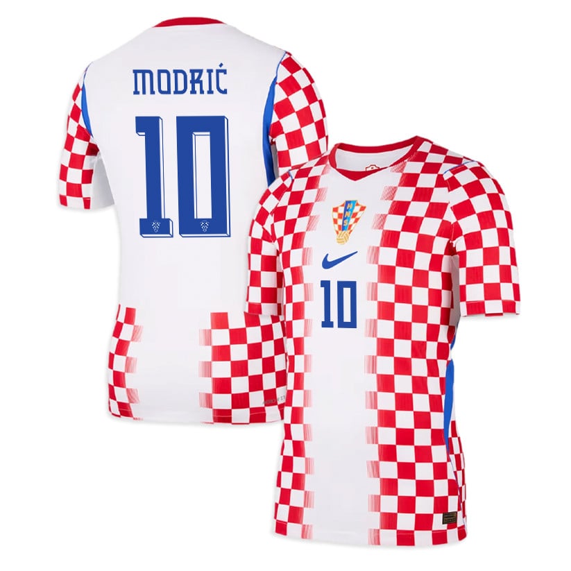 Luka Modrić 10 Croatia National Team 2026 Home Jersey - Men, White/ Red