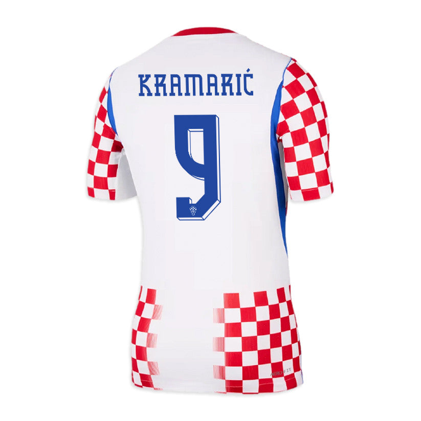 Andrej Kramarić 9 Croatia National Team 2026 Home Jersey - Men, White/ Red