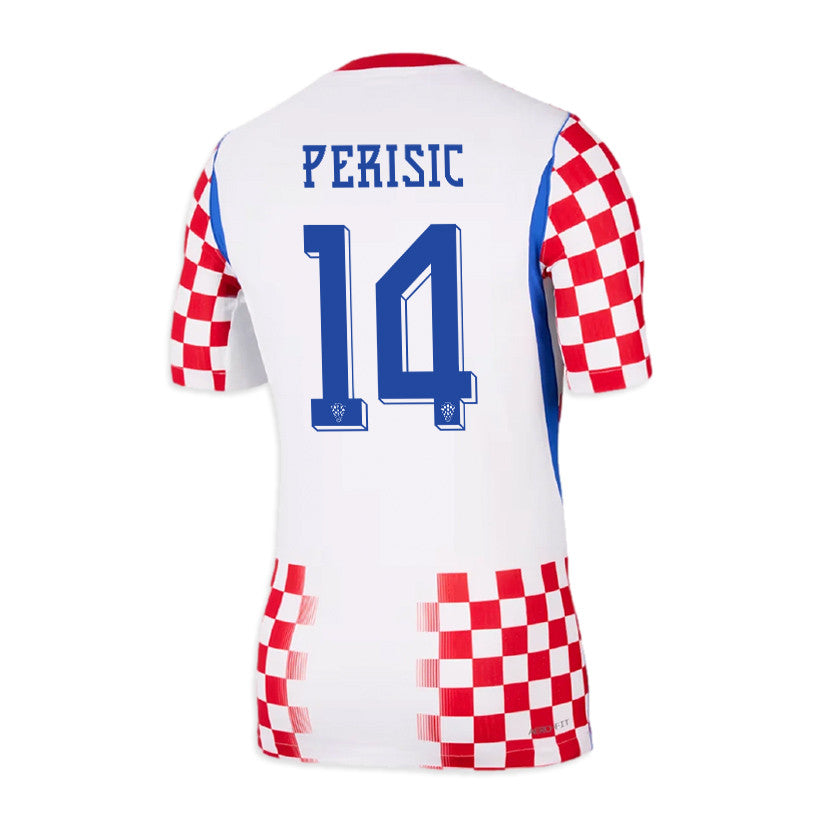 Ivan Perisic 14 Croatia National Team 2026 Home Jersey - Men, White/ Red
