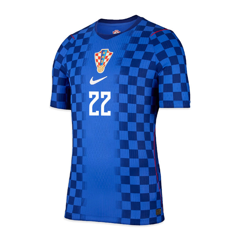 Igor Matanovic 22 Croatia National Team 2026 Away Jersey - Men, Blue
