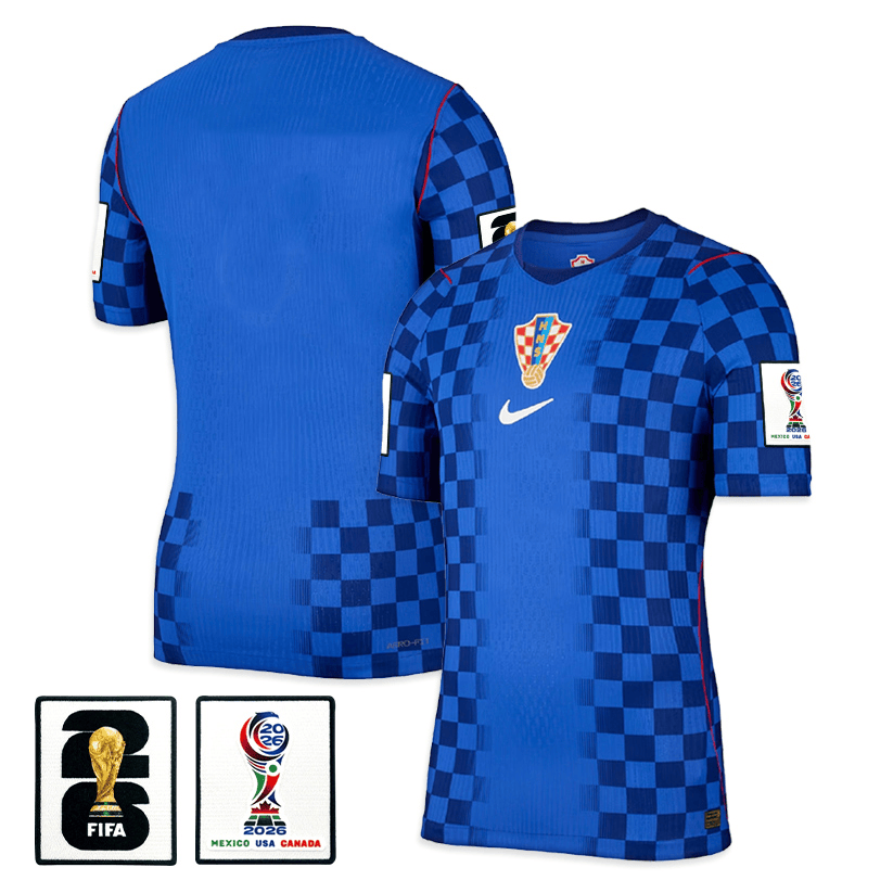 Croatia National Team 2026 x World Cup Patch Away Jersey - Blue, Men