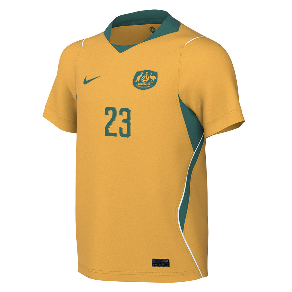 Alessandro Circati 23 Youth Australia National Team 2026 Home Jersey - Yellow