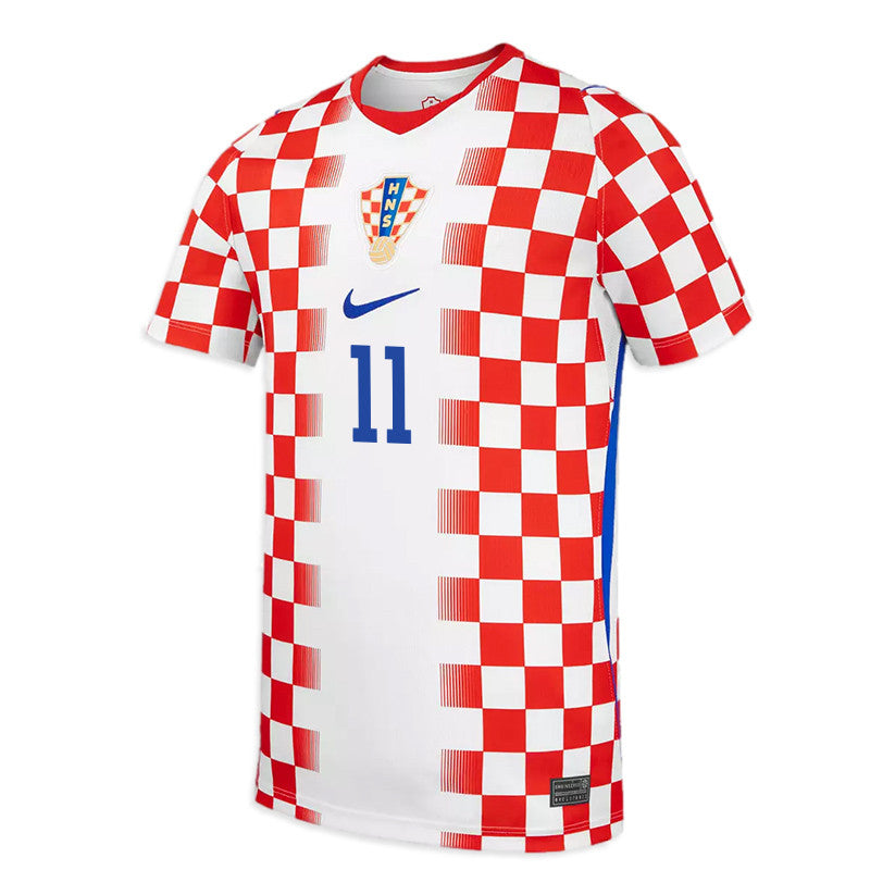 Petar Musa 11 Youth Croatia National Team 2026 Home Jersey - White/ Red