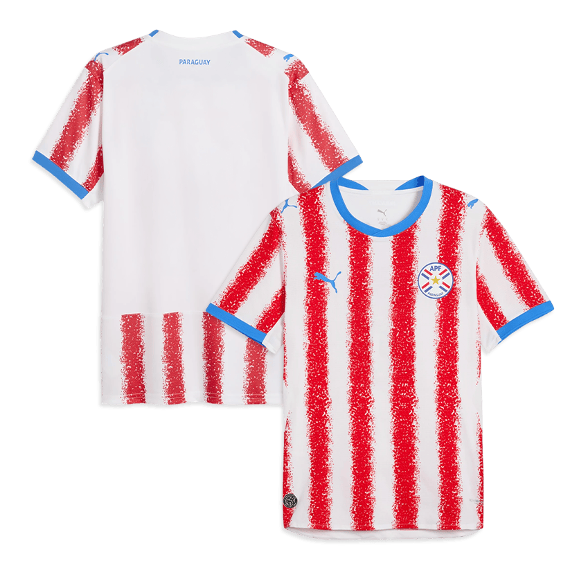 Paraguay National Team 2026 Home Jersey - White/Red, Men