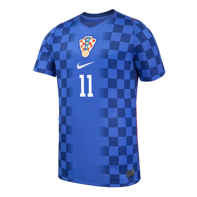 Marcelo Brozović 11 Youth Croatia National Team 2026 Away Jersey - Blue