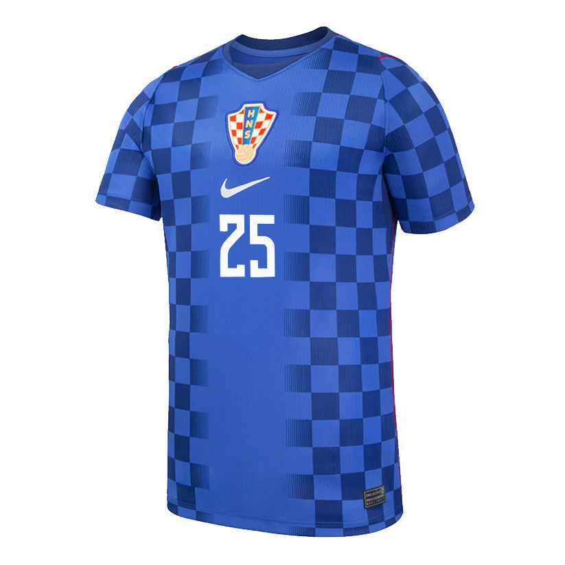 Luka Sučić 25 Youth Croatia National Team 2026 Away Jersey - Blue