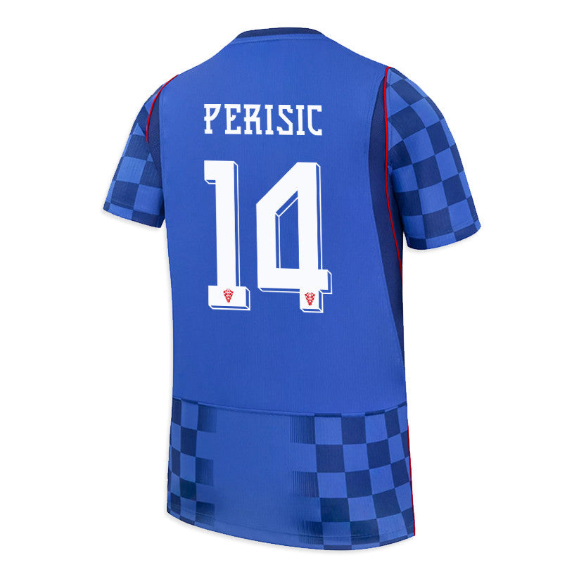 Ivan Perisic 14 Youth Croatia National Team 2026 Away Jersey - Blue