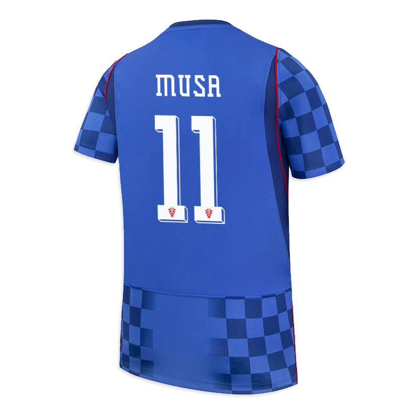 Petar Musa 11 Youth Croatia National Team 2026 Away Jersey - Blue