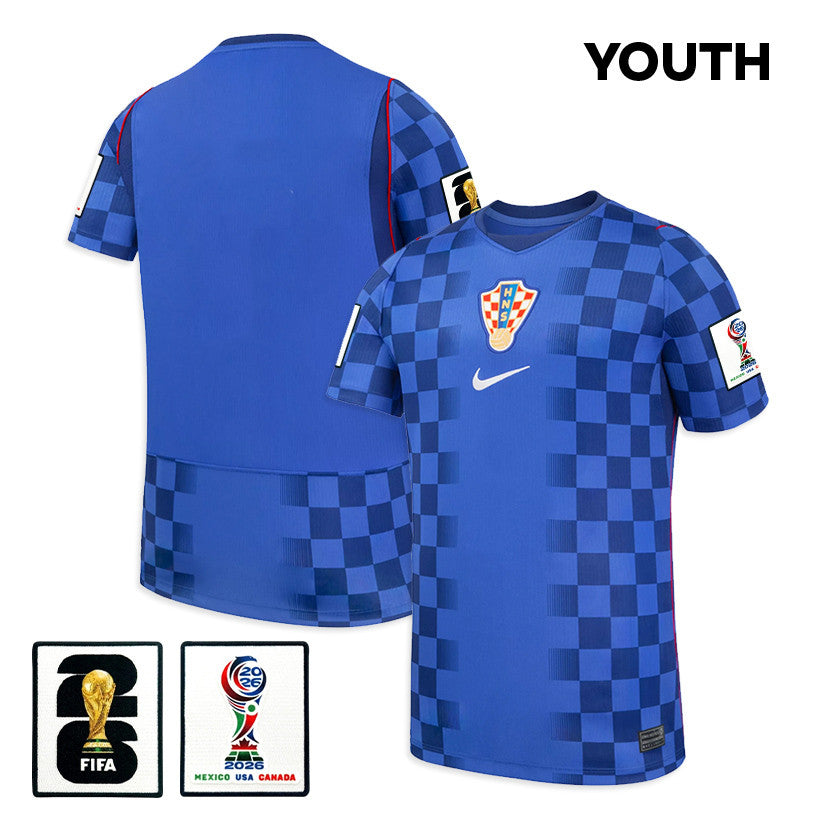 Croatia National Team 2026 Youth Away Jersey - Blue