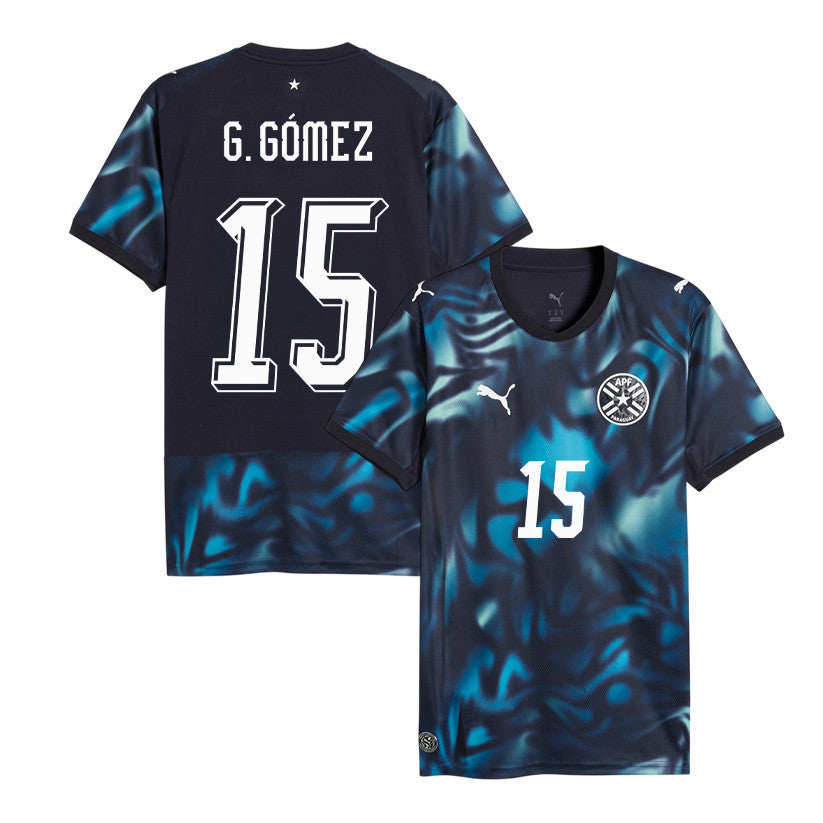 Gustavo Gómez 15 Paraguay National Team 2026 Away Jersey - Navy, Men