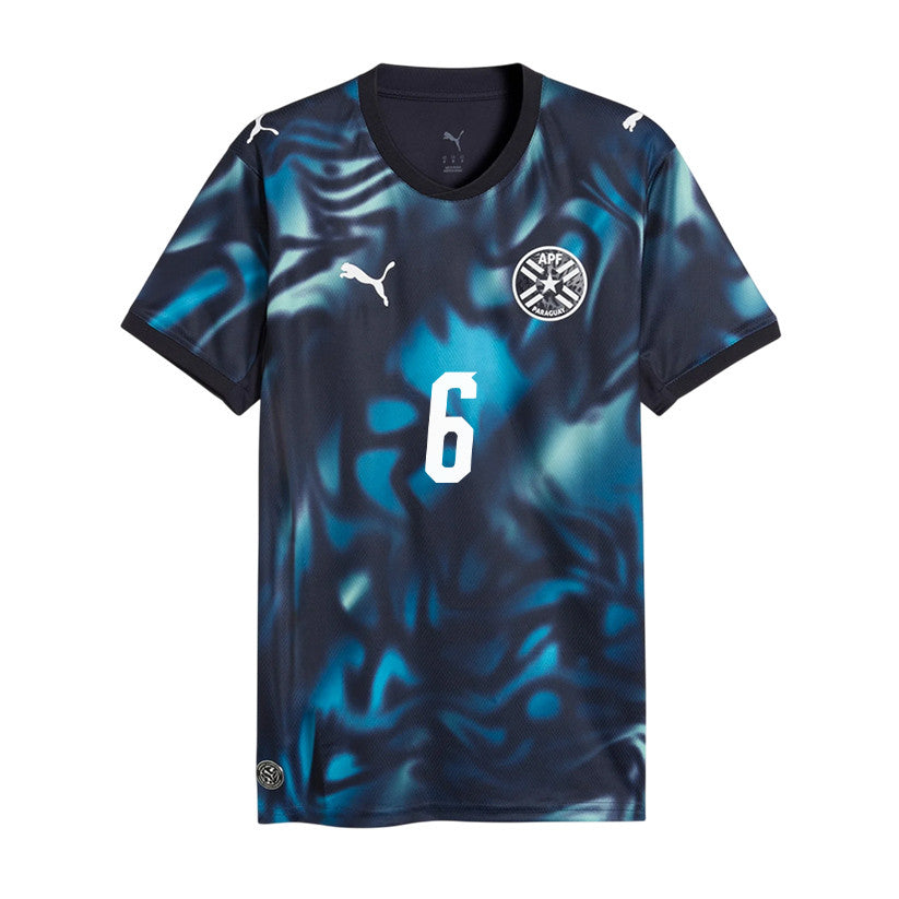 Júnior Alonso 6 Paraguay National Team 2026 Away Jersey - Navy, Men