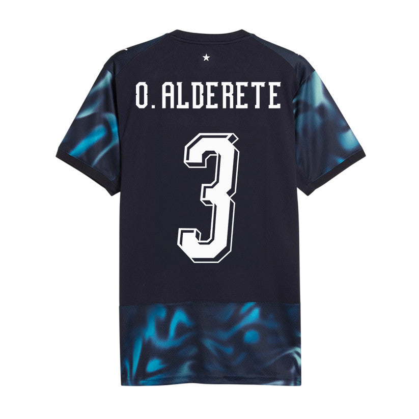 Omar Alderete 3 Paraguay National Team 2026 Away Jersey - Navy, Men