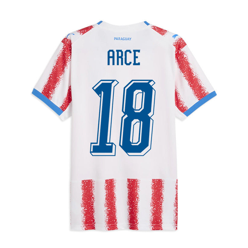 Alex Arce 18 Youth Paraguay National Team 2026 Home Jersey - White/Red