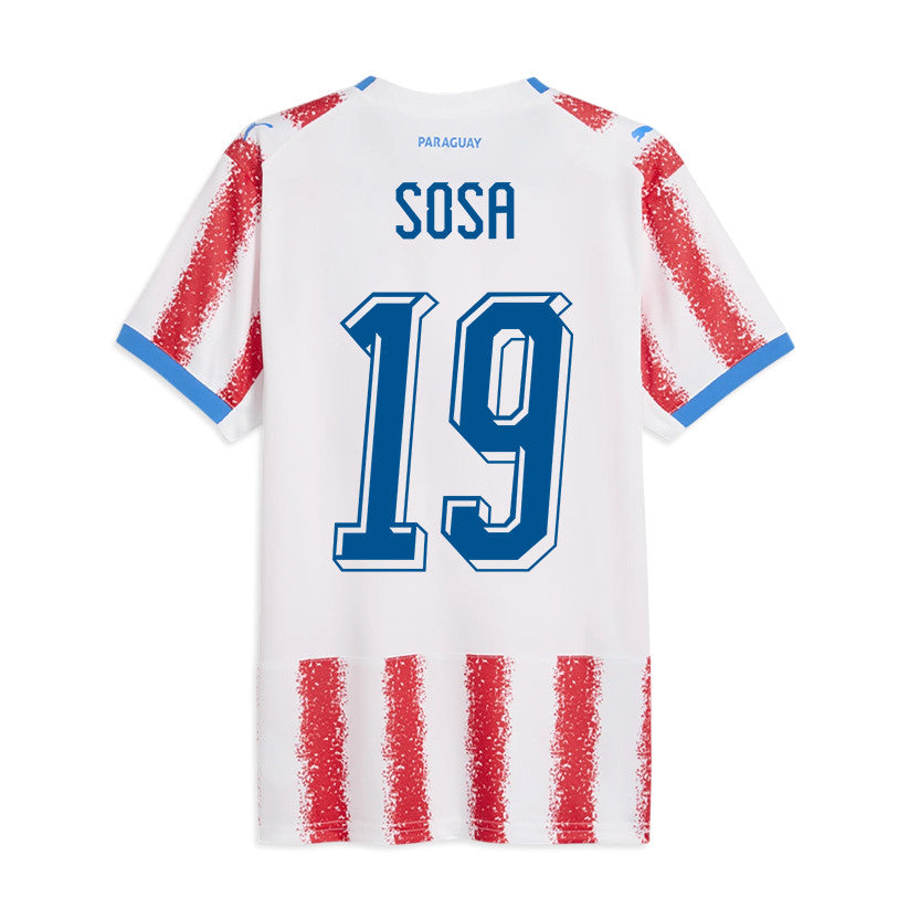 Ramón Sosa 19 Youth Paraguay National Team 2026 Home Jersey - White/Red