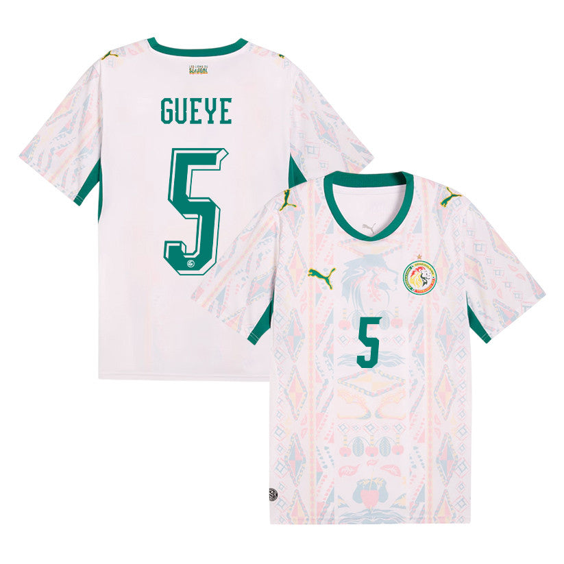 Idrissa Gueye 5 Senegal National Team 2026 Home Jersey - Men, White