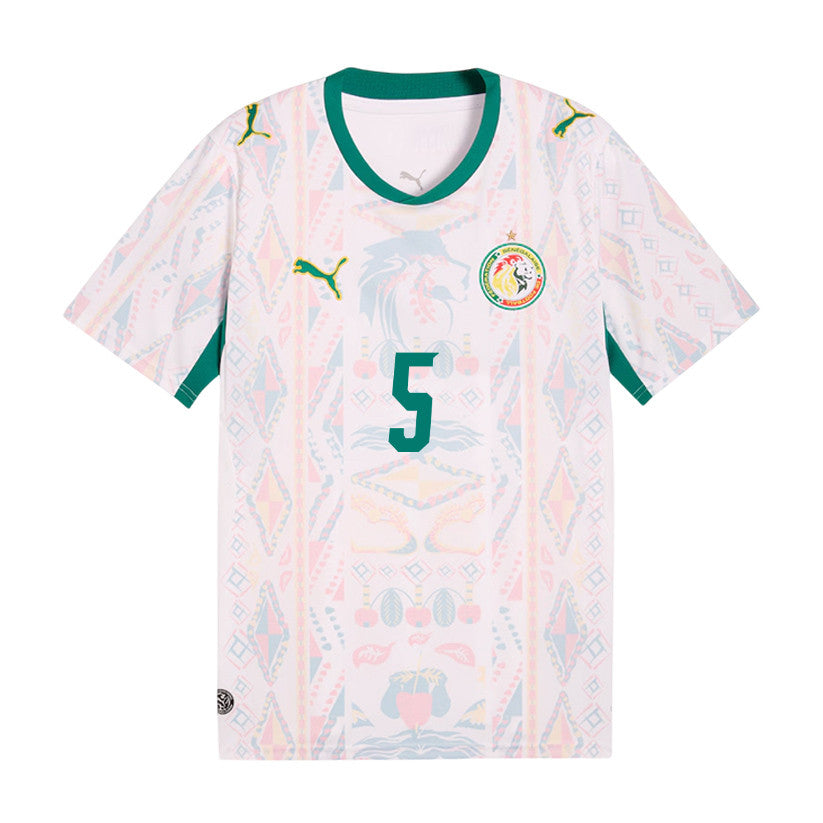 Idrissa Gueye 5 Senegal National Team 2026 Home Jersey - Men, White