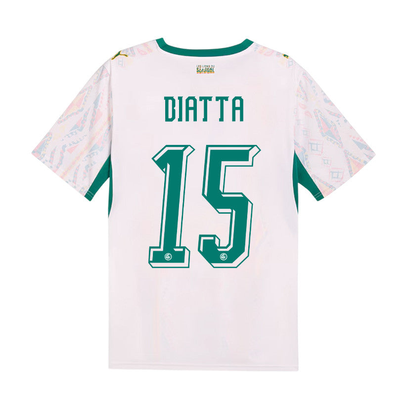 Krépin Diatta 15 Senegal National Team 2026 Home Jersey - Men, White