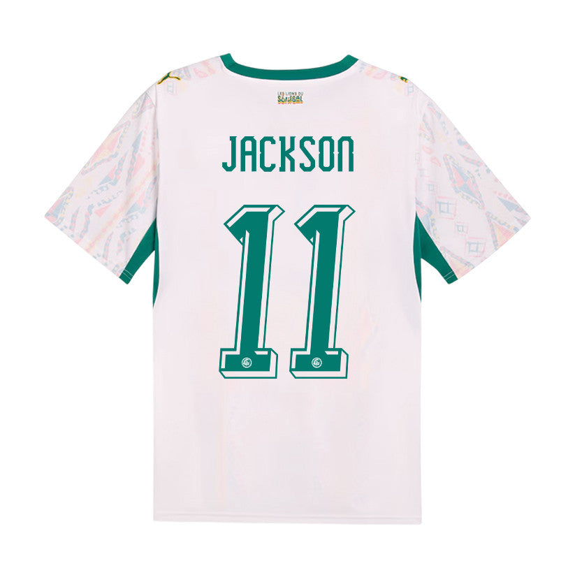 Nicolas Jackson 11 Senegal National Team 2026 Home Jersey - Men, White