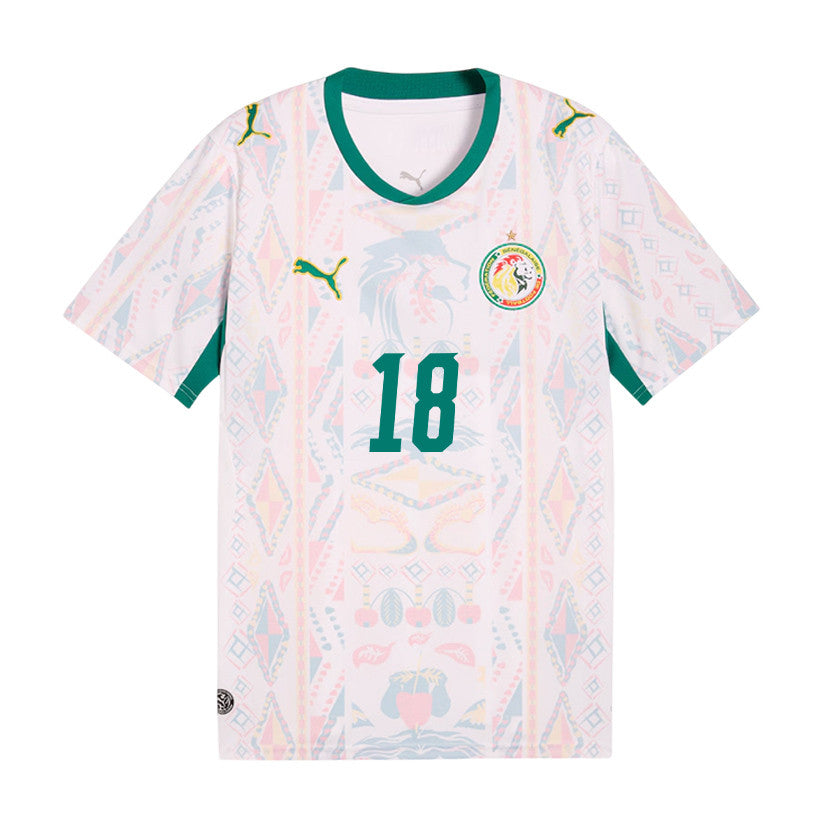 Ismaïla Sarr 18 Senegal National Team 2026 Home Jersey - Men, White