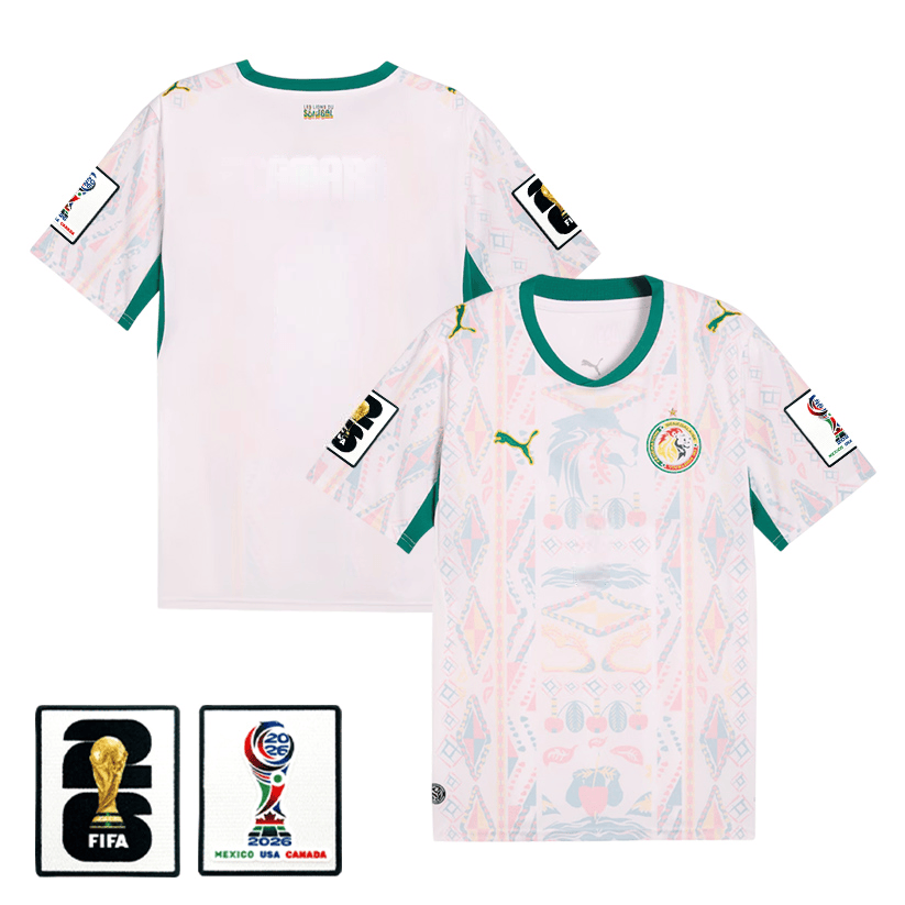 Senegal National Team 2026 x World Cup Patch Home Jersey - Men, White