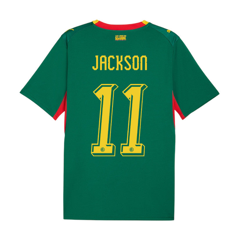 Nicolas Jackson 11 Senegal National Team 2026 Away Jersey - Green, Men