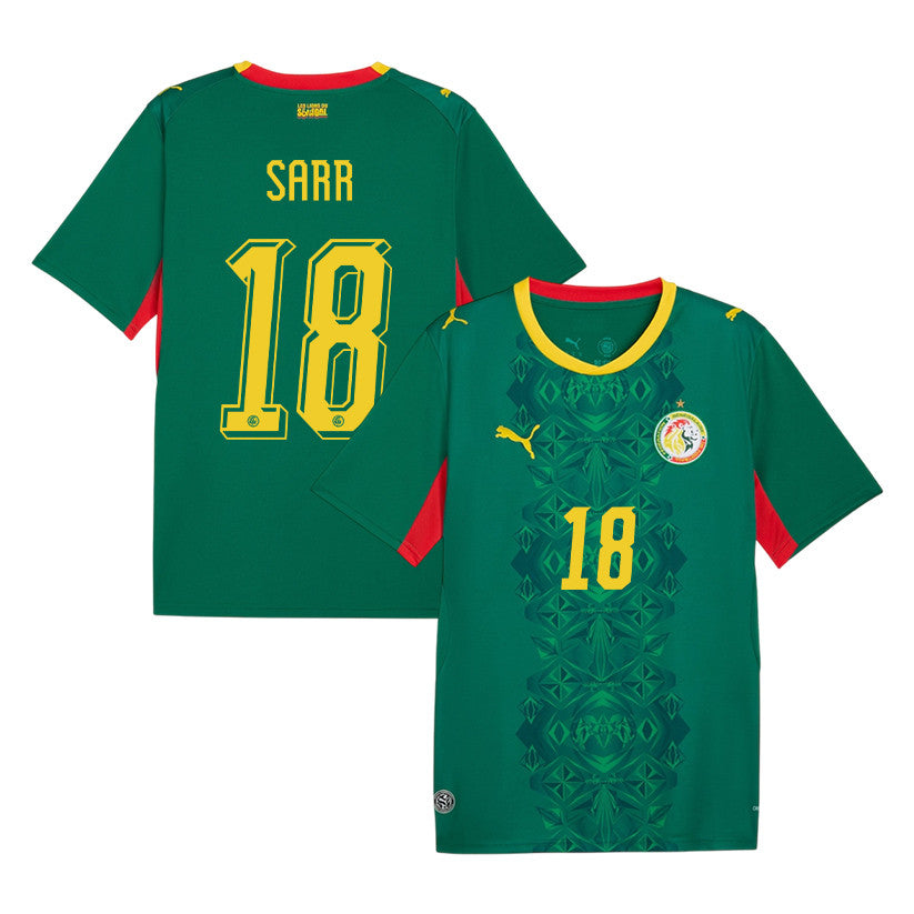 Ismaïla Sarr 18 Senegal National Team 2026 Away Jersey - Green, Men