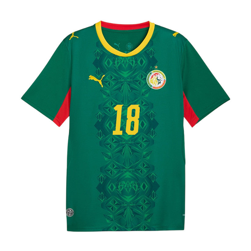 Ismaïla Sarr 18 Senegal National Team 2026 Away Jersey - Green, Men