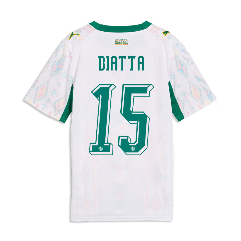 Krépin Diatta 15 Youth Senegal National Team 2026 Home Jersey - White
